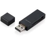 カードリーダー SD microSD対応 直挿し スティックタイプ キャップ付 エレコム