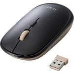 無線マウス 静音 ワイヤレス 4ボタン 厚み28mm 【Windows 11 10 Mac 対応】 軽量 薄型 左右対称 ILMF エレコム