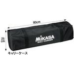 AC-CC210-BK 折り畳み式ボールカゴ(舟型)キャリーケース MIKASA (ミカサ)