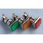 DO8-16HKJ-AC200V-R/R ランプ交換型超高輝度LED表示灯Φ16 長角形 坂詰製作所
