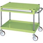 CSパールワゴン(ナイロンウレタン車/上段引出し/天板フラット型) サカエ