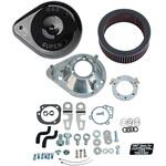 170-0307E クラシックティアドロップ エアクリーナーキット グロスブラック 170-0307E エスアンドエスサイクル