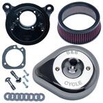 170-0522 ステルス エアクリーナーキット ティアドロップ クローム 170-0522 エスアンドエスサイクル