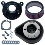 170-0523 ステルス エアクリーナーキット ティアドロップ グロスブラック 170-0523 エスアンドエスサイクル