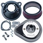170-0526B ステルス エアクリーナーキット ティアドロップ クローム 170-0526B エスアンドエスサイクル