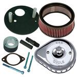 170-0445C ステルス エアクリーナーキット ミニティアドロップ クローム 170-0445C エスアンドエスサイクル