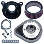 170-0524B ステルス エアクリーナーキット ティアドロップ クローム 170-0524B エスアンドエスサイクル