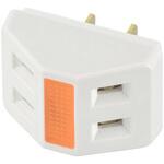 2口タップ ネオン付き オーム電機