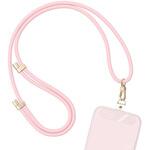 MOT-STRAP01-PK シリコンショルダーストラップ 自由に長さ調整できる 3way 全5色 ピンク(MOT-STRAP01) MOTTERU