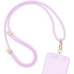 MOT-STRAP01-PU シリコンショルダーストラップ 自由に長さ調整できる 3way 全5色 パープル(MOT-STRAP01) MOTTERU