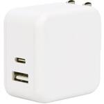 MOT-ACPD35WU1-WH AC充電器 PD35W USB-C 1ポートUSB-A 1ポート 折りたたみ式プラグ 急速充電 PSE適合製品 全7色 2年保証 エアリーホワイト(MOT-ACPD35WU1-WH) MOTTERU