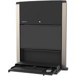 エルゴトロン CareFit 昇降式エンクロージャー ブラック 27インチ(10.7kg)まで VESA規格対応 ERGOTRON(エルゴトロン)