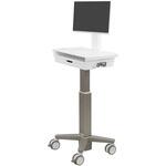 C50-3510-0 エルゴトロン CareFit Slim 2.0 LCDカート 引出し1個 ホワイト 27インチ(14.5kg)まで VESA規格対応 ERGOTRON(エルゴトロン)