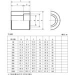 鍛鋼製差し込み溶接式管継手 白 ハーフカップリング 藤井高圧