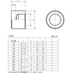 鍛鋼製ねじ込み式管継手 白 丸キャップ 藤井高圧
