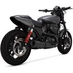 1801-1233 Hi-Output ハイアウトプット スリップオン ブラック マフラー 1801-1233 Vance&Hines