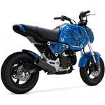 1811-4224 Upsweep アップスウィープ スリップオン ブラック マフラー 1811-4224 Vance&Hines