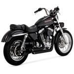 1800-1935 ShortShots Staggered ショートショットスタッガード ブラック マフラー 1800-1935 Vance&Hines