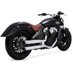 1801-1528 TwinSlash PCX 3in Slip-on ツインスラッシュ 3インチ スリップオン クローム マフラー 1801-1528 Vance&Hines