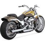 16834 TwinSlash 3in S/O ツインスラッシュ 3インチ スリップオン クローム マフラー 16834 Vance&Hines