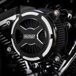 42345 VO2 エアインテイク X エックス 白黒コントラスト 42345 Vance&Hines