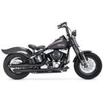 46842 TwinSlash 3in S/O ツインスラッシュ 3インチ スリップオン ブラック マフラー 46842 Vance&Hines