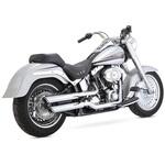 46844 TwinSlash 3in S/O ツインスラッシュ 3インチ スリップオン ブラック マフラー 46844 Vance&Hines