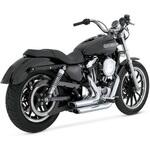 1800-0467 ShortShots Staggered ショートショットスタッガード クローム マフラー 1800-0467 Vance&Hines