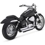 1810-0557 ShortShots Staggered ショートショットスタッガード クローム マフラー 1810-0557 Vance&Hines