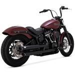 1801-1534 TwinSlash PCX 3in Slip-on ツインスラッシュ 3インチ スリップオン ブラック マフラー 1801-1534 Vance&Hines