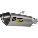 [E4仕様]スリップオンマフラー(S/O) チタン AKRAPOVIC (アクラポビッチ)