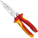 絶縁エレクトロプライヤー (落下防止リング付き) KNIPEX(クニペックス)