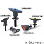 プラクランプレバー 平座金組み込みタイプ(おねじ) LUDM‐LW NBK(鍋屋バイテック会社)