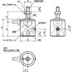 ボールジョイント 止めねじタイプ(おねじ) SBJS‐M NBK(鍋屋バイテック)