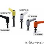 ミニプラクランプレバー ばね座金組み込みタイプ(おねじ) LECM‐W NBK(鍋屋バイテック会社)