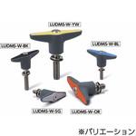 プラクランプレバー ばね座金組み込みタイプ(おねじ・ステンレス製) LUDMS‐W NBK(鍋屋バイテック会社)