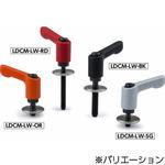 ミニクランプレバー 平座金組み込みタイプ(おねじ) LDCM‐LW NBK(鍋屋バイテック会社)