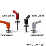 ミニクランプレバー 長穴用座金組み込みタイプ(おねじ・ステンレス製) LDCMS‐LWP NBK(鍋屋バイテック会社)