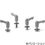 ミニクランプレバー 長穴用座金組み込みタイプ(おねじ・オールステンレス製) LDCMS‐LWP‐AS NBK(鍋屋バイテック会社)