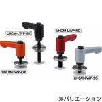 ミニクランプレバー 長穴用座金組み込みタイプ・フラットタイプ(おねじ) LHCM‐LWP NBK(鍋屋バイテック会社)