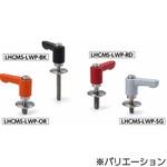 ミニクランプレバー 長穴用座金組み込みタイプ・フラットタイプ(おねじ・ステンレス製) LHCMS‐LWP NBK(鍋屋バイテック会社)