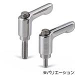 ミニクランプレバー(おねじ・オールステンレス製) LDCMS‐AS‐HP NBK(鍋屋バイテック会社)
