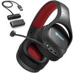 HS-GMW100BK ヘッドホン ヘッドセット マイク付き 無線 ワイヤレス 2.4GHz (有線3.5mm接続可) Φ50mm 単一指向性 ミキサー機能付 3Dサラウンド対応 ドライバー ブラック エレコム