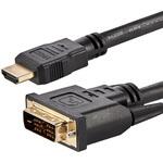 HDMI - DVI-D変換ケーブル/1.8m/オス-オス/ブラック/モニター アダプター コード/ディスプレイ コンバーター StarTech.com