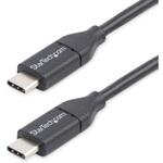 USB2CC50CM USB-Cケーブル/50cm/USB 2.0/Type-C to Type-C/60W 3A PD/オス・オス/ブラック/高速充電 データ転送 StarTech.com