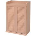 ルーバー扉式 靴箱 幅60 奥行33下駄箱 シューズボックス シューズ