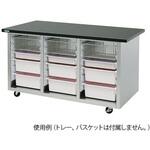 作業台 縦入れ・メラミン天板 TMシリーズ ナビス(アズワン)