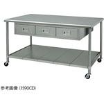 作業台 引出し付 両面式 ナビス(アズワン)