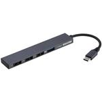 UH-C3294GY USB3．2G1+2．0Type-C4ポート変換ハブ ナカバヤシ