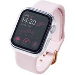 アップルウォッチ フルカバー ケース ゴリラガラス 表面硬度10H 耐衝撃 側面光沢 エレコム